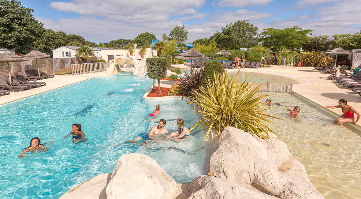 Brittany Campsite Waterpark Swimming Pools Water Slides